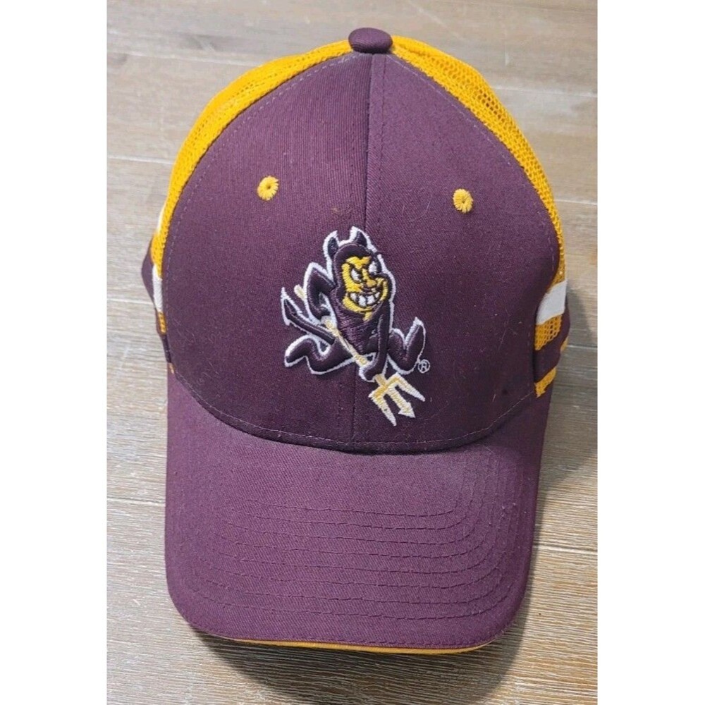 Arizona State Sun Devils ASU Hat Zephyr Cap Trucker Snapback Spell Out On Back